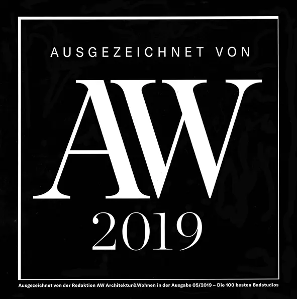 A+W-2019-Auszeichnung Badsanierung Düsseldorf Auszeichnung AW
